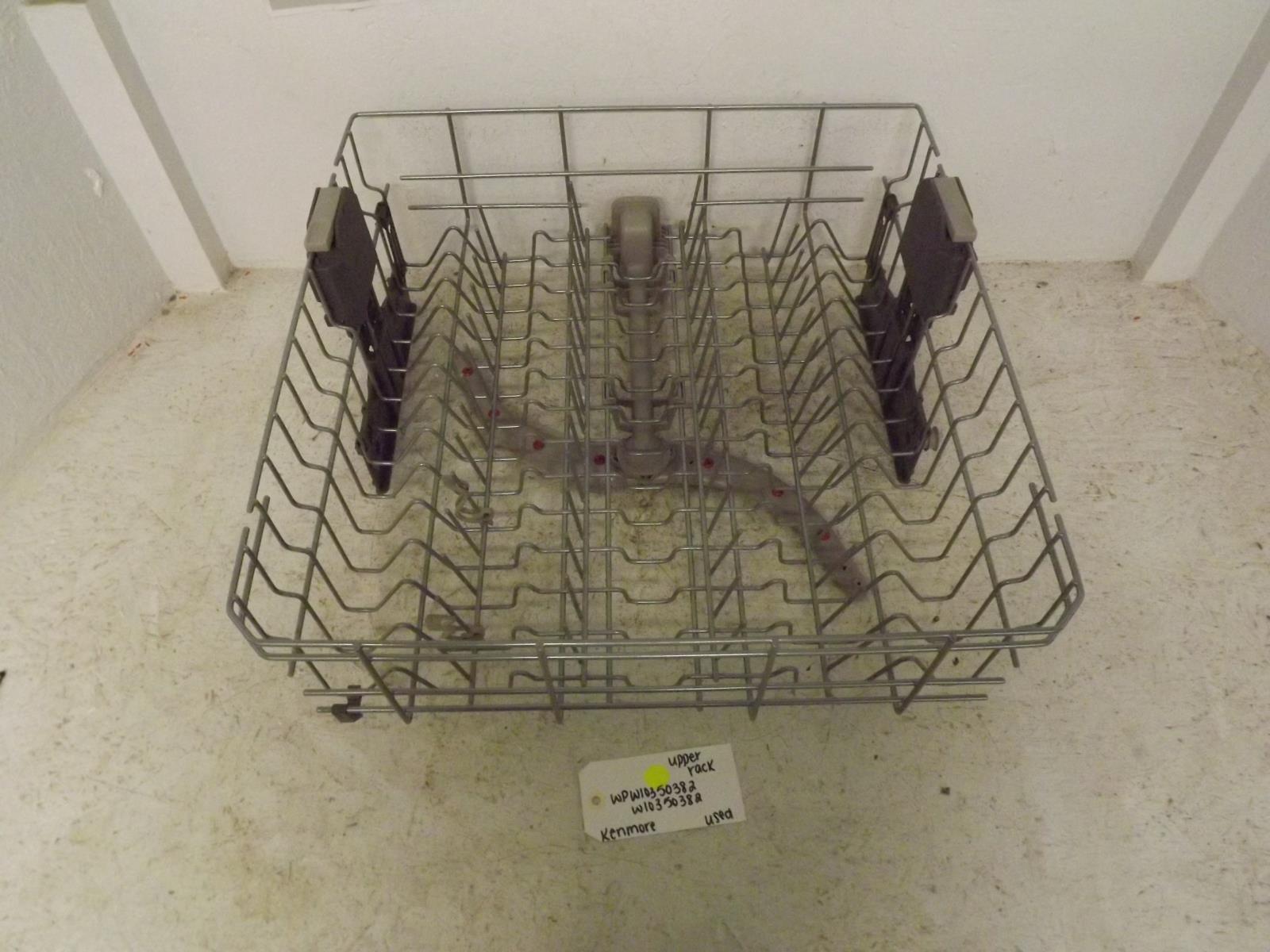 Kenmore Dishwasher WPW10350382 W10350382 Upper Rack Used Kenmore Dishwasher WPW10350382 W10350382 Upper Rack Used
